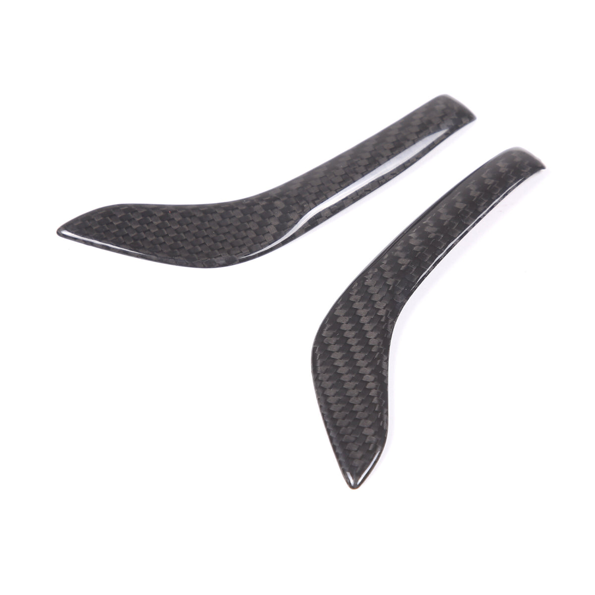 Real Carbon Fiber Gear Shift Knob Head Side Trim Cover For Maserati Ghibli 19-23 8