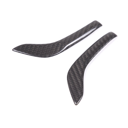 Real Carbon Fiber Gear Shift Knob Head Side Trim Cover For Maserati Ghibli 19-23 8