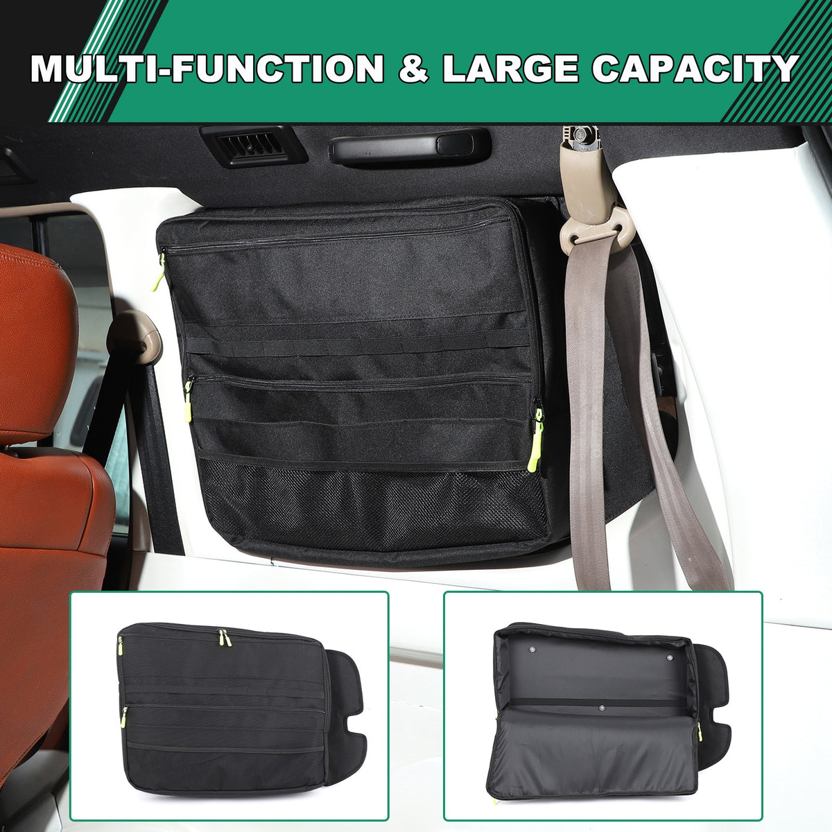 Rear Trunk Right Side Window Storage Bag Tray Box For Toyota Prado LC90 96-02 US 5