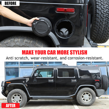 Replace US Flag Door Fuel Tank Cover Gas Lid Cap For Hummer H2 03-09 US 13