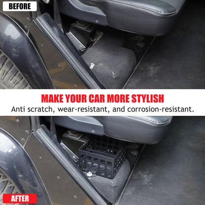 Alloy Second Row Seat Side Storage Basket Tray For LR Defender L316 2004-2018 5