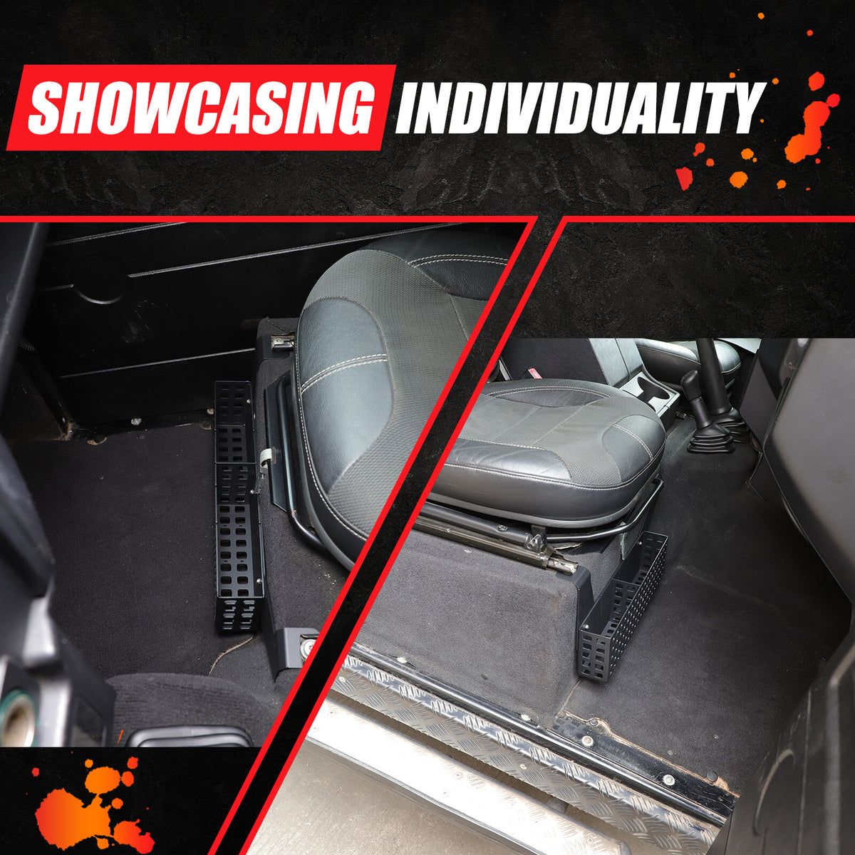 Aluminum Alloy Under Seat Storage Basket Tray For Land Rover Defender L316 04-18 13