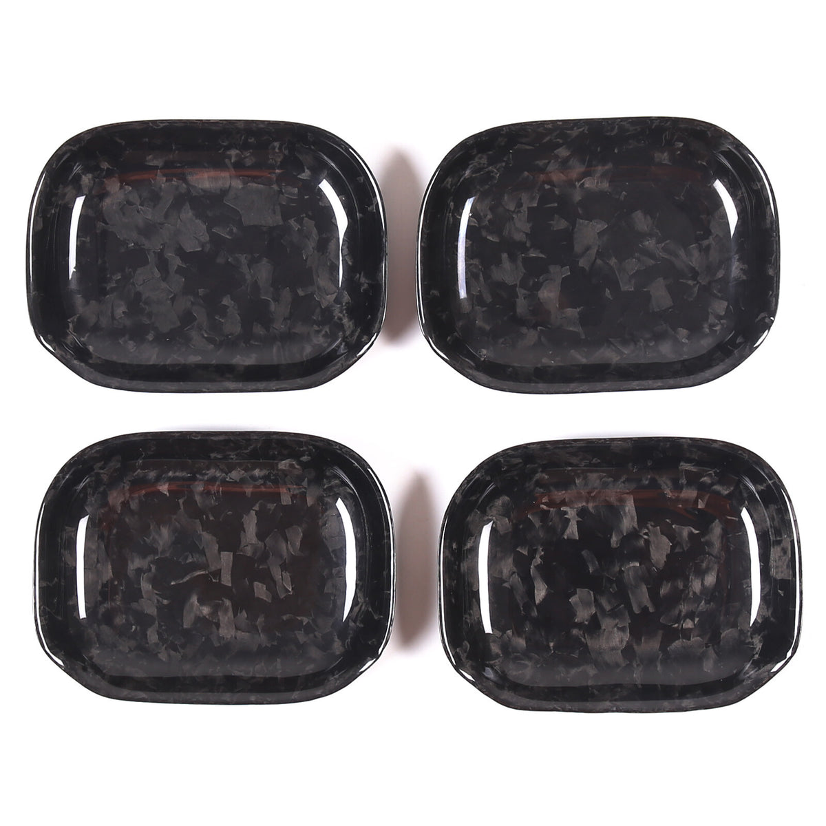 Forged Carbon Fiber Exterior Door Bowl Cover Trim For Mercedes G Class 2004-2018 3