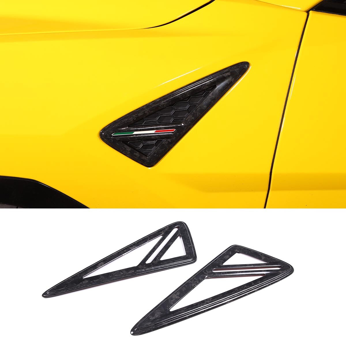 Forged Carbon Fiber Side Fender Cover Trim Fit for LAMBORGHINI URUS 2018-2023 1