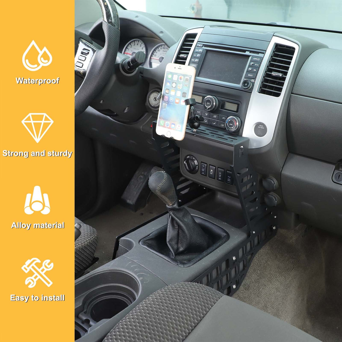 Center Console Multi-Function Extension Platform For Nissan Frontier 2009-2017 17