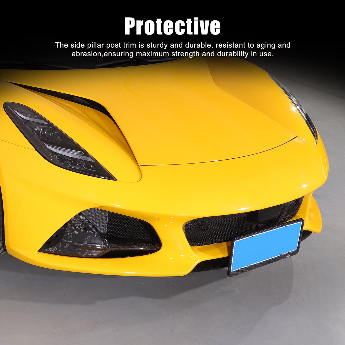 Forged Real Carbon Fiber Front bumper Grille camera Trim For Lotus EMIRA 2023-25 9