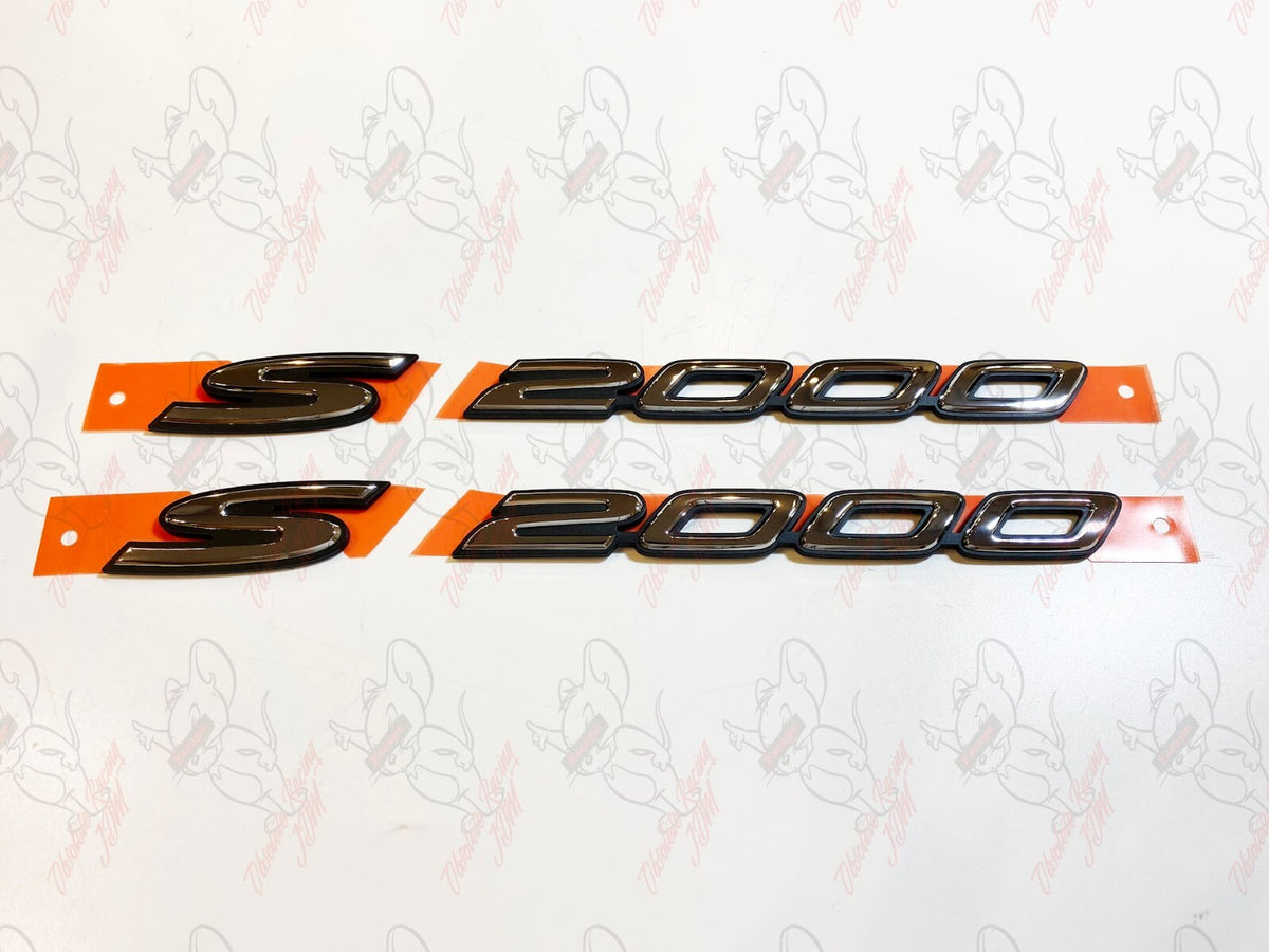 HONDA S2000 AP1 AP2 OEM Fender Side "S2000" Chrome Emblem Badge RH & LH Set 4