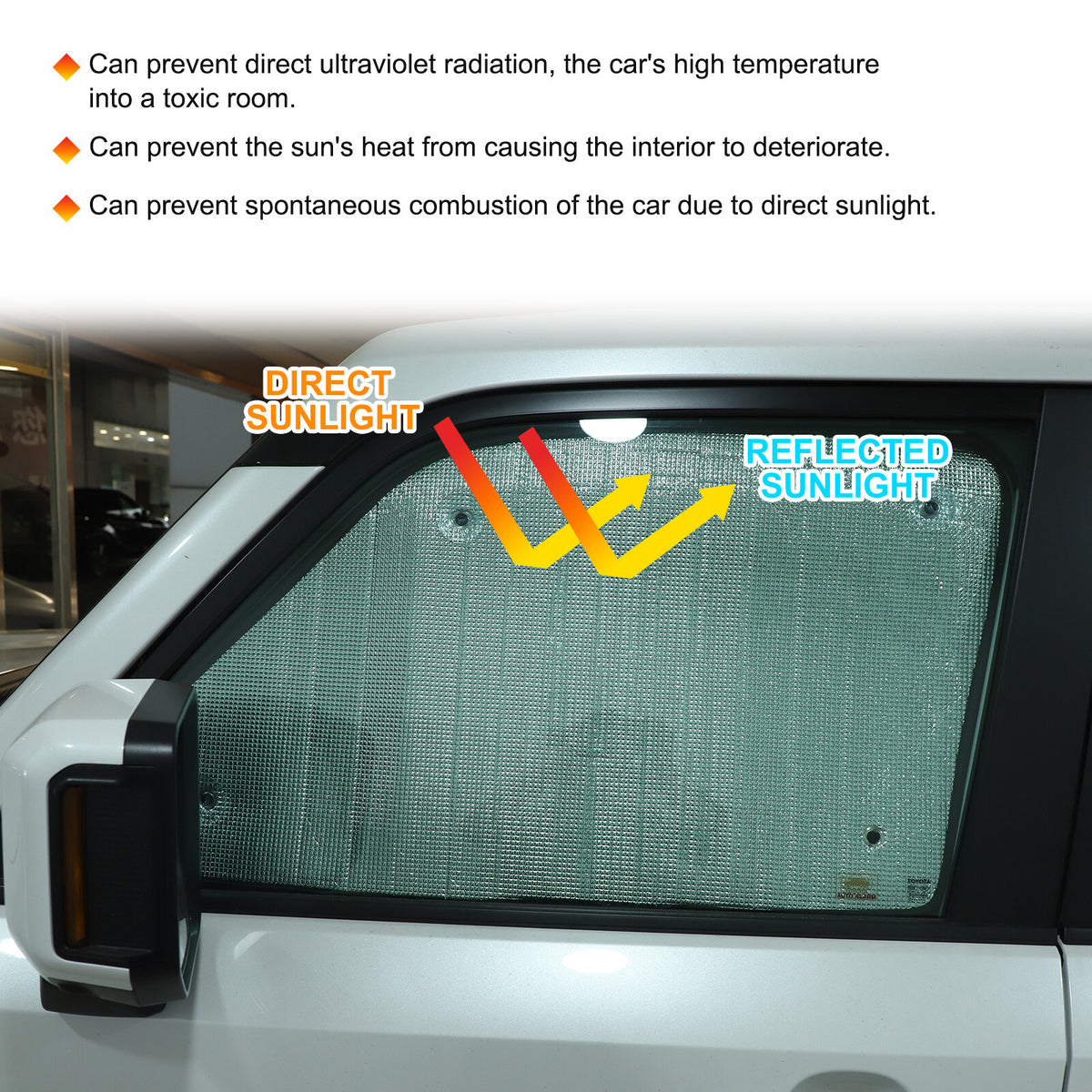 Car Full Window Sunshade Cover Shade Sun For Toyota Land Cruiser LC250 24+ US 21