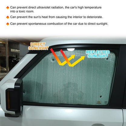 Car Full Window Sunshade Cover Shade Sun For Toyota Land Cruiser LC250 24+ US 21