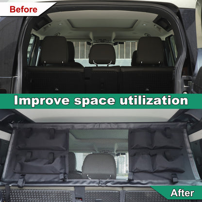 Rear Trunk Cargo Organizer Isolation Net W/ Bag For LR Defender 110 L663 20-23 21