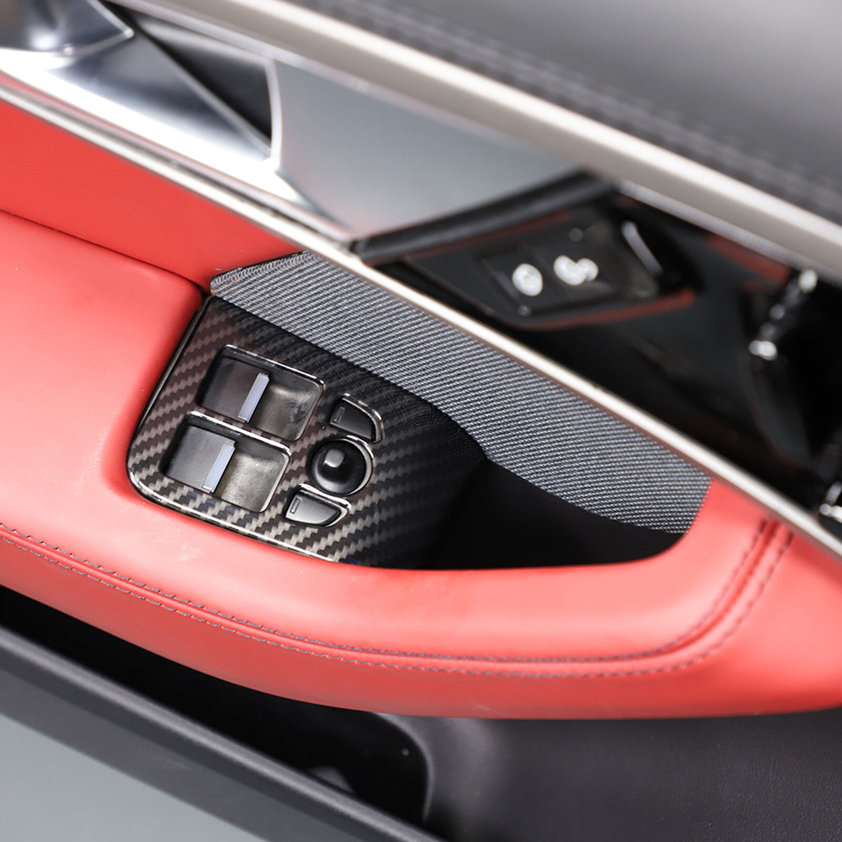 ABS Carbon Fiber Interior Full Set Cover Trim Kit For Jaguar F-type X152 2013-25 - Styles 1-5 57