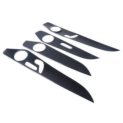 ABS Carbon Fiber Interior Door Panel Trim Cover For Benz C-Class W205 2015-21 US 13