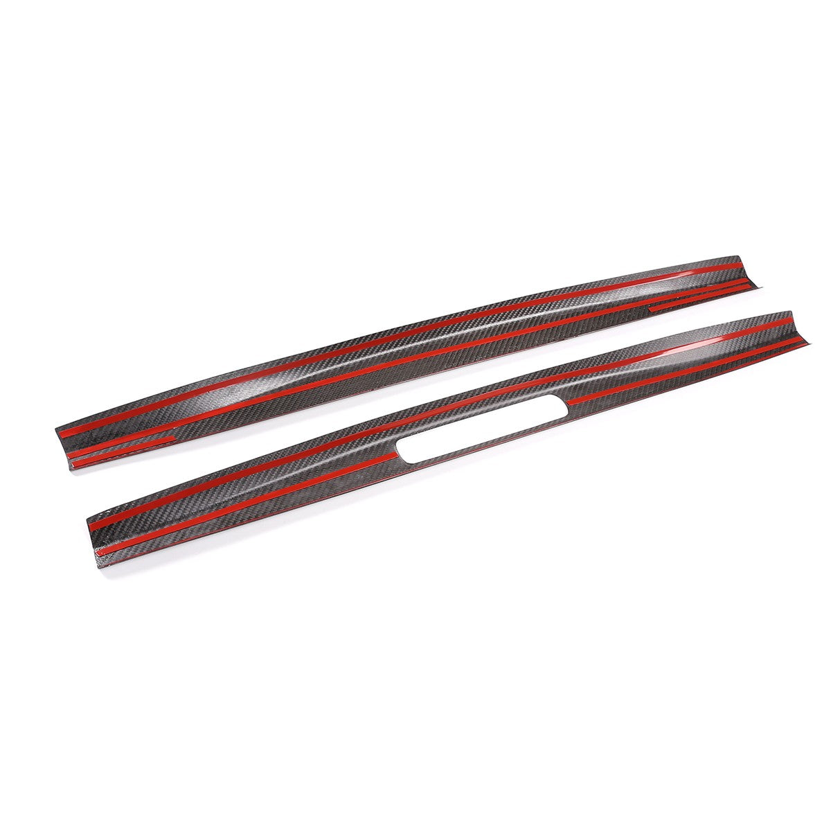 Matte Real Carbon Fiber Inner Door Sill Trim For Porsche 718 982 911 991 2016-19 10