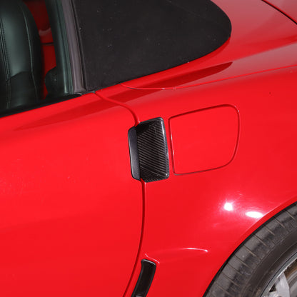 Real Carbon Fiber Exterior Door Handle Bowl Trim Cover for Corvette C6 2005-13 10
