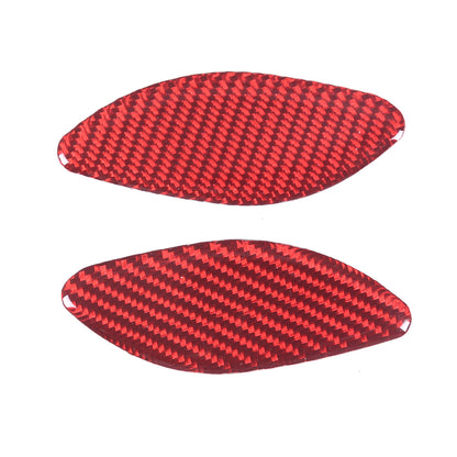 Red Soft Carbon Fiber Interior Decor Trim Kit Cover Set For Corvette C8 20-25 66