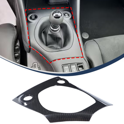 Real Carbon Fiber Center Console Gear Shift Base Trim For Nissan 400Z RZ34 MT US 2