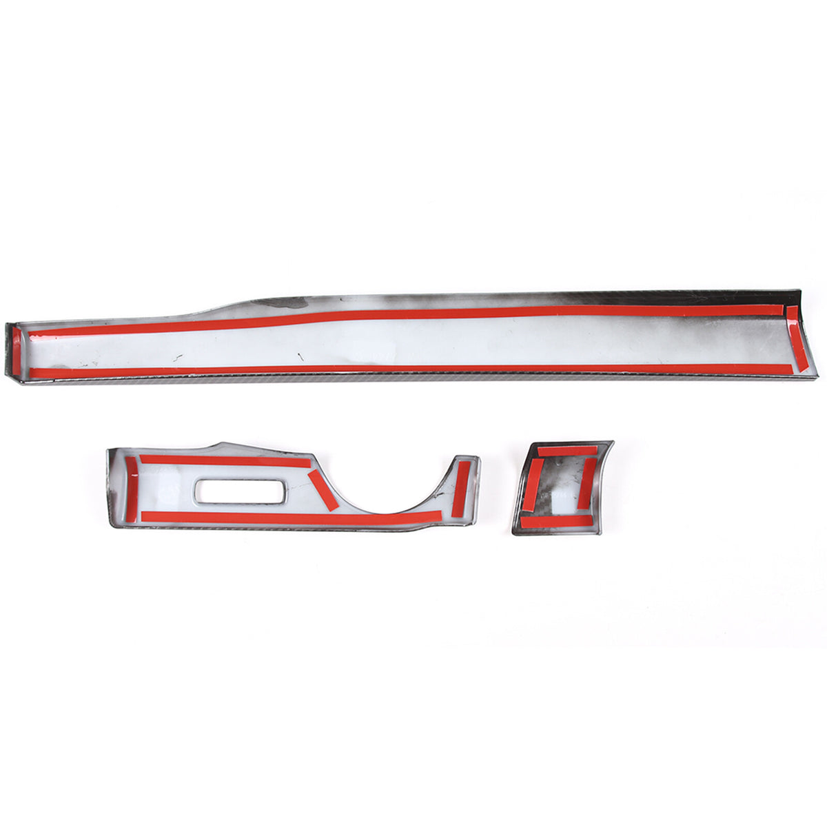 ABS Carbon fiber Dashboard Center Console Trim Cover for Nissan Titan 2016-23 11