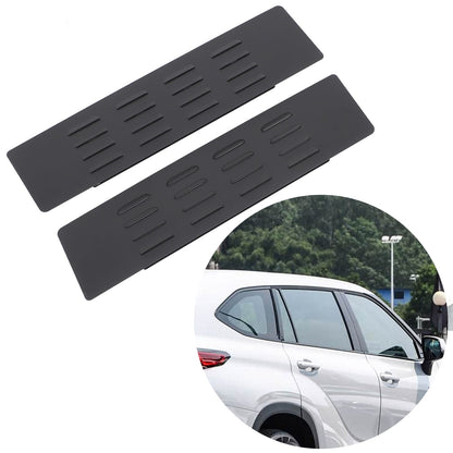 Rear Door Window Louver Air Vent Panel Trim For Toyota Highlander XU70 2022+ 9