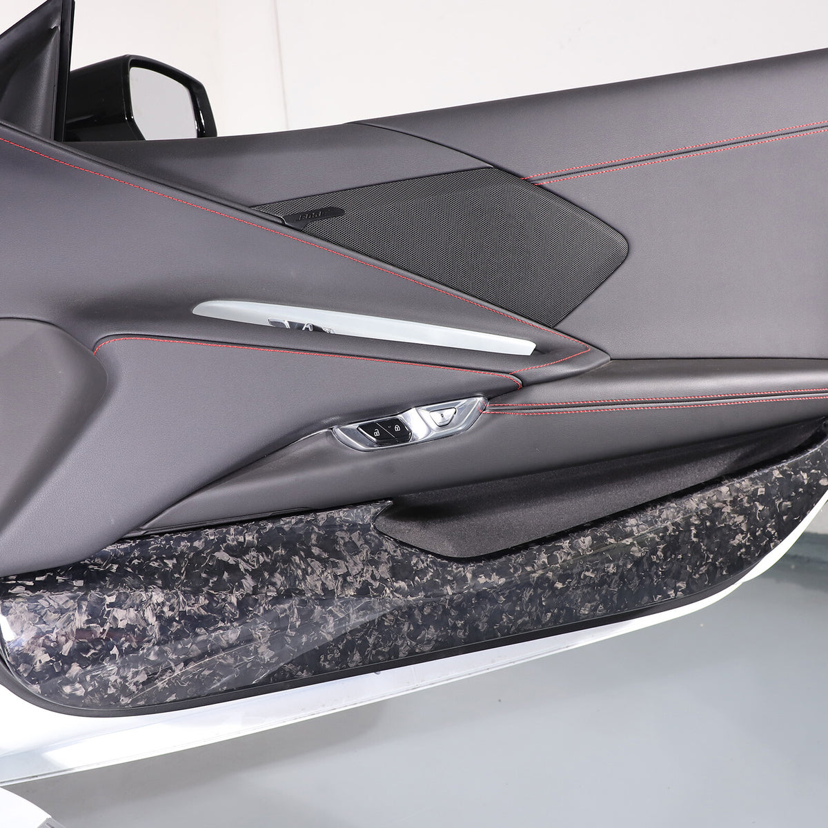 Forged Real Carbon Fiber Full Interior Set Cover Trim Kit For Corvette C8 20-25 - Variants 36-40 27