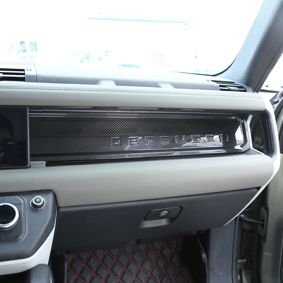 Real Dry Carbon Fiber Full Interior Trim Set For LR Defender 90 110 L663 20-23 101