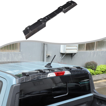 Carbon Fiber ABS Roof Rear Spoiler Trim Cover For Ford Maverick 2022+ 2