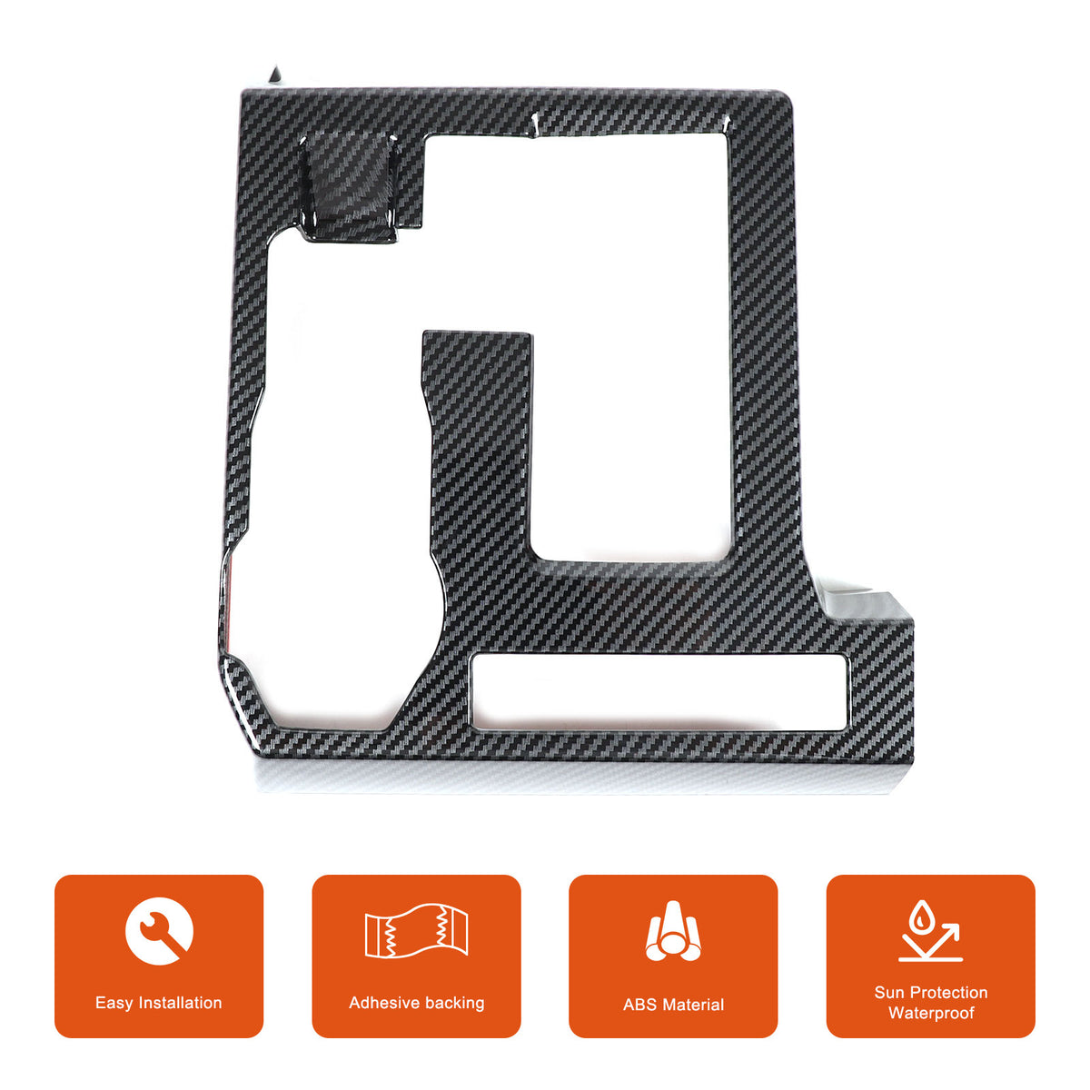 ABS Carbon Fiber Interior Full Set Panel Cover Trim Kit for Toyota Tacoma 24-26 - Styles 1-5 90