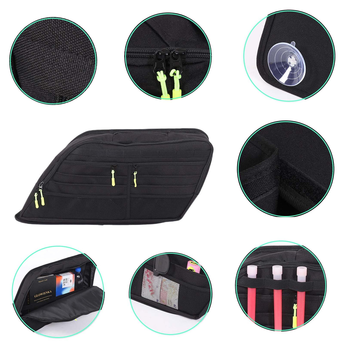 Rear Trunk Side Storage Bag Pockets Organizer For Range Rover Vogue L405 2018-22 13