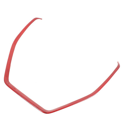 Red Real Carbon Fiber Navigation Screen Frame Trim For Subaru WRX VB MT 2022+ 19