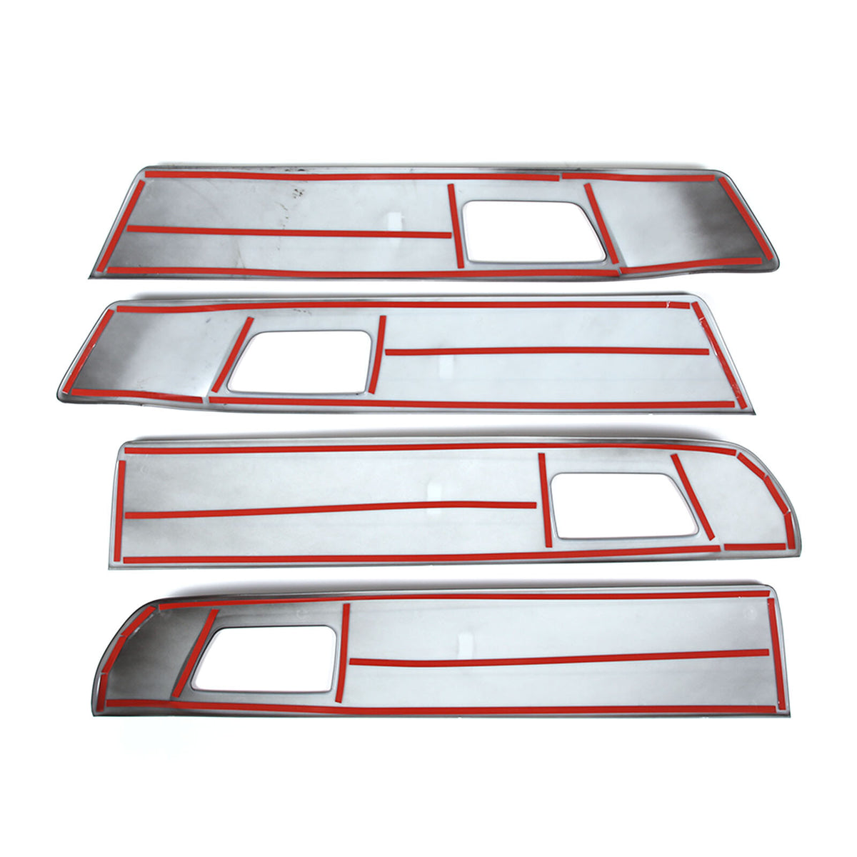 Matte Black Inner Interior Door Handle Panel Trim Cover For Toyota Tundra 2022+ 16