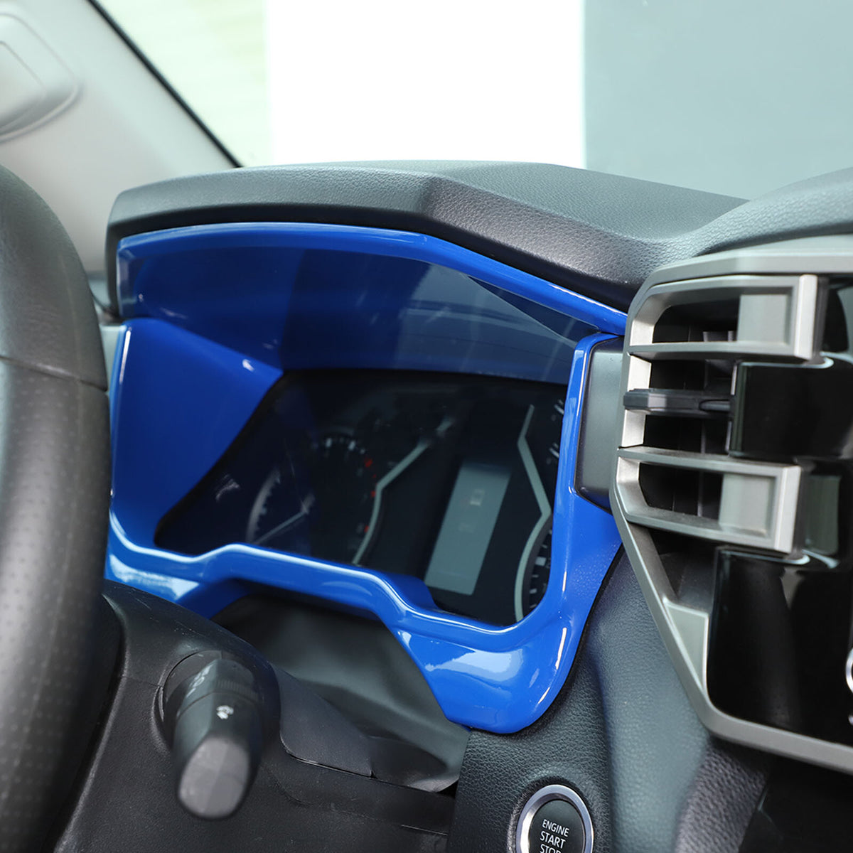ABS Blue Car Center Panel Trim Interior Accessories For Toyota Tundra 2022-2026 - Variants 11-14 33