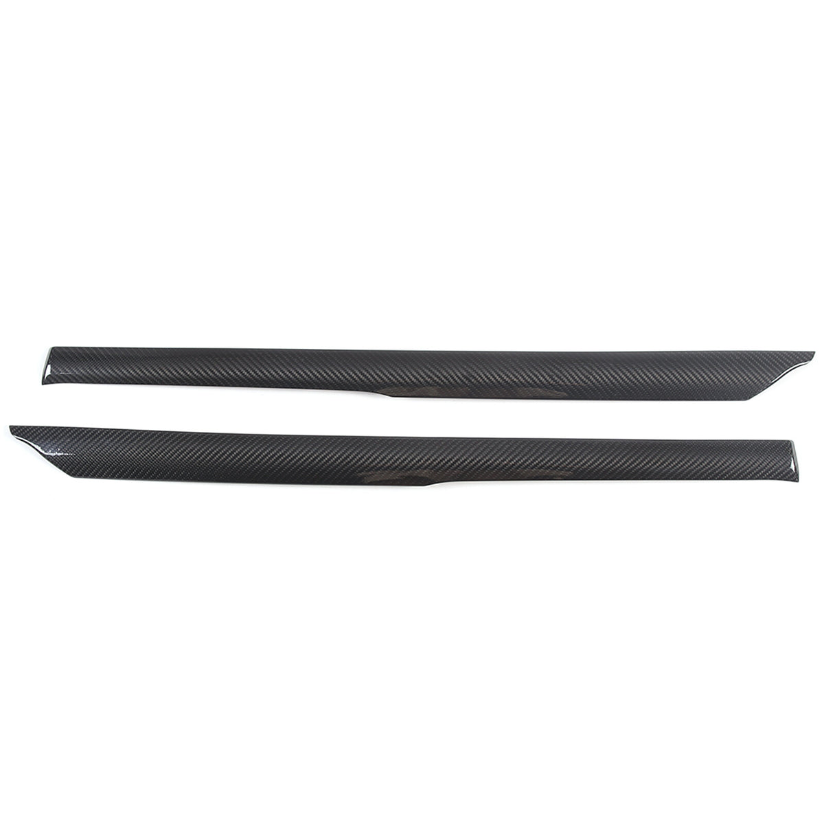 Real Dry Carbon Fiber Front A-Pillar Decorative Cover Trim For Corvette C6 05-13 12