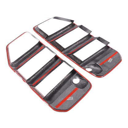 Real Carbon Fiber Front Bumper Air Intake Grille Trim Set For Benz G63 W465 25+ 5