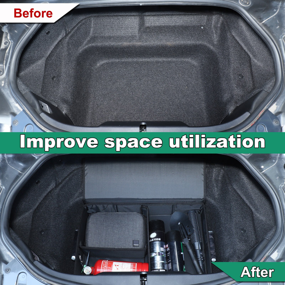 Rear Trunk Storage Box Organizer Tray For Mazda MX-5 Miata 2016+ 20