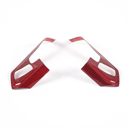 Red Real Carbon Fiber Full Interior Set Decor Trim Kit for Corvette C8 20-25 - Styles 56-60 35