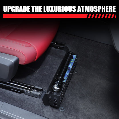 Alloy Under-Seat Storage Basket Box Tray For BMW X3 G45 2025+ 19
