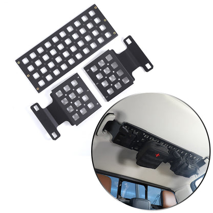 Aluminum Alloy Rear Roof Hanging Bag Rack Molle Panel For Ford Maverick 2022+ 17