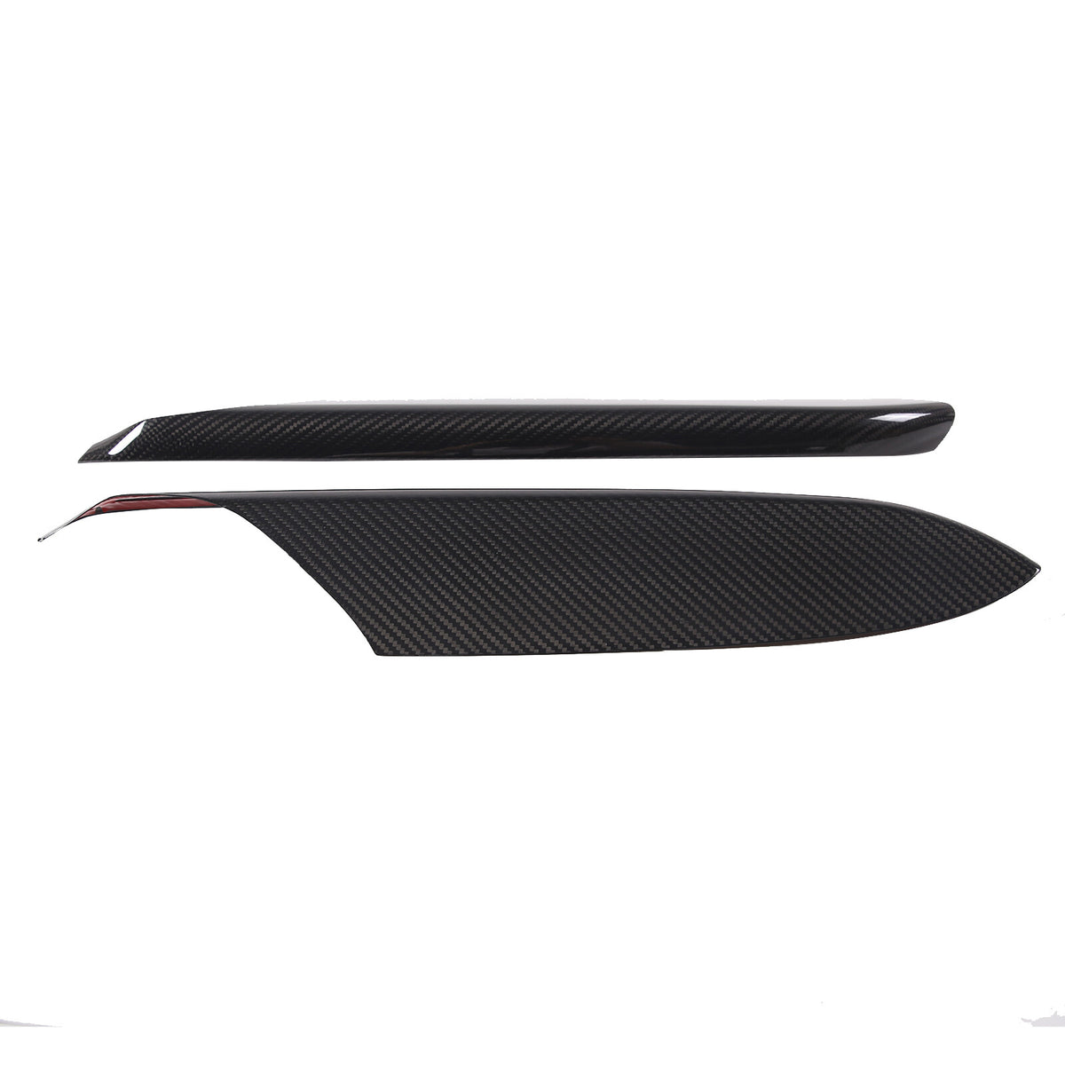 Dry Real Carbon Fiber Car Door Armrest Cover Trim For Corvette C8 Z51 Z06 20-26 12