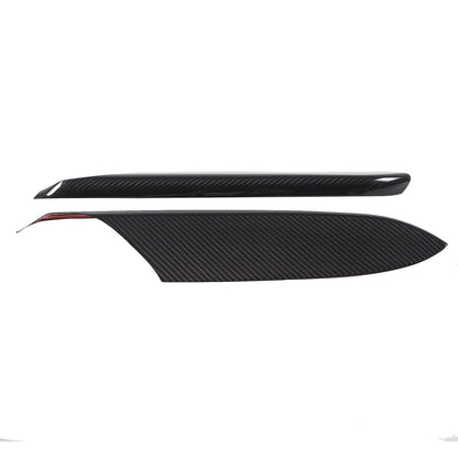 Dry Real Carbon Fiber Car Door Armrest Cover Trim For Corvette C8 Z51 Z06 20-26 12