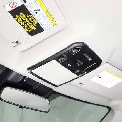 Matte Black Roof Reading Light Control Panel cover trim For Toyota Tundra 2022 11