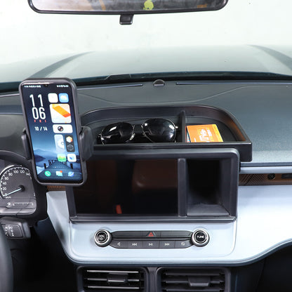 Dashboard Cell Phone Holder Mount with Storage Tray Box for Ford Maverick 2022+ 2