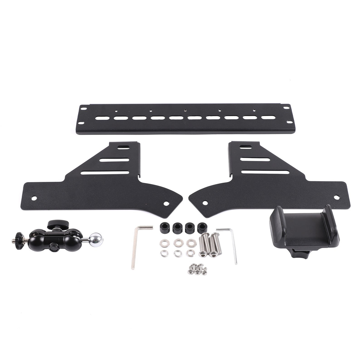 Black Clip Center Console Phone Mount Bracket For Land Rover Defender L663 2020+ 6