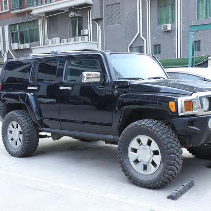 Alloy Rear Door Window Honeycomb Pillar Post Cover Trim For Hummer H3 2005-09 US 11
