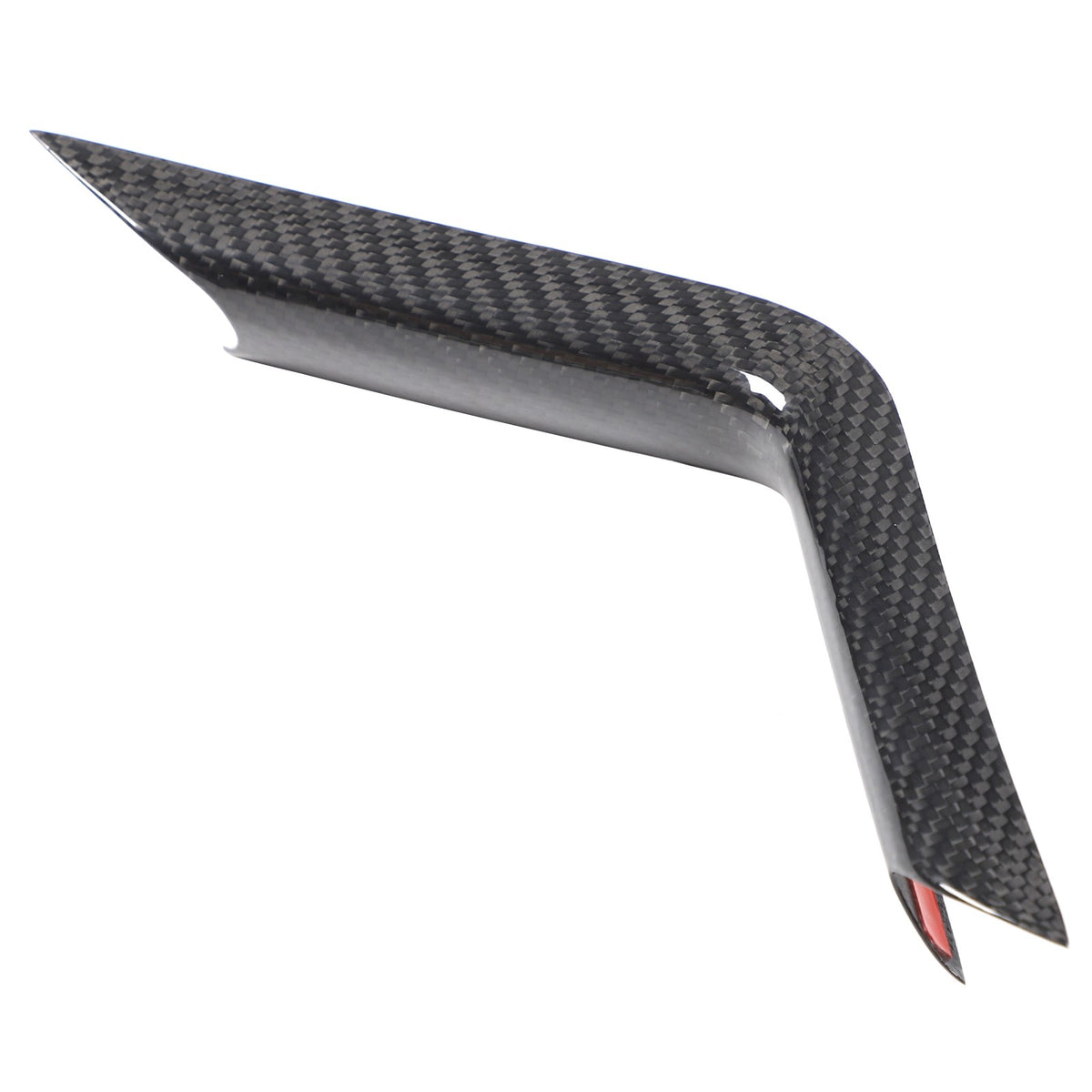 Real Carbon Fiber Right L-Shaped Gear Shift Trim For Jaguar F-Type X152 2013+ 3