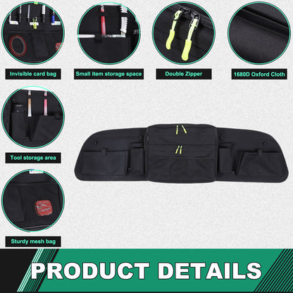 Rear Window Storage Bag Stowing Packet For Nissan Frontier 2022-24 7