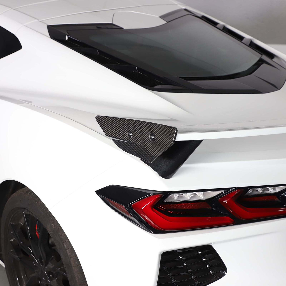 Real Carbon Fiber Replacement Rear Tail Trunk Lid Cover For Corvette C8 20+ US 22