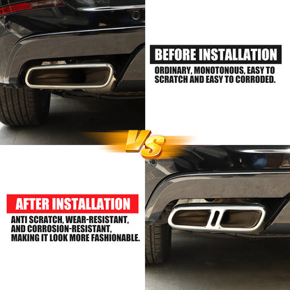 ABS Rear Exhaust Muffler Tail Pipe Cover Trim For Range Rover Sport 2023-24 5