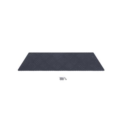 Black Alloy Rear Bumper Footrest Guard Plate For Mitsubishi L200 Triton 2019+ 10
