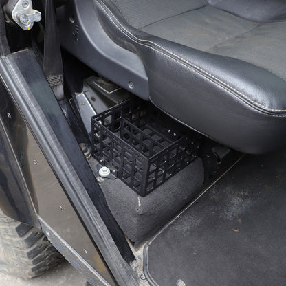 Alloy Second Row Seat Side Storage Basket Tray For LR Defender L316 2004-2018 16