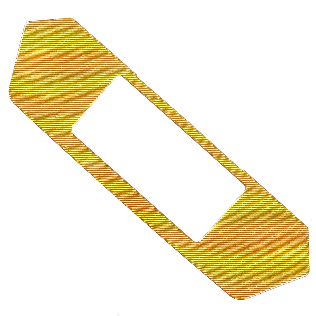 Yellow Carbon Fiber Rear License Plate Frame Panel Sticker For Corvette C8 20-26 14