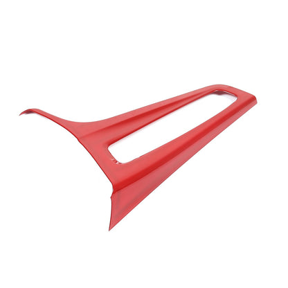 Red ABS Center Control Gear Trim Panel Trim Cover For Cadillac Escalade 21-23 US 11